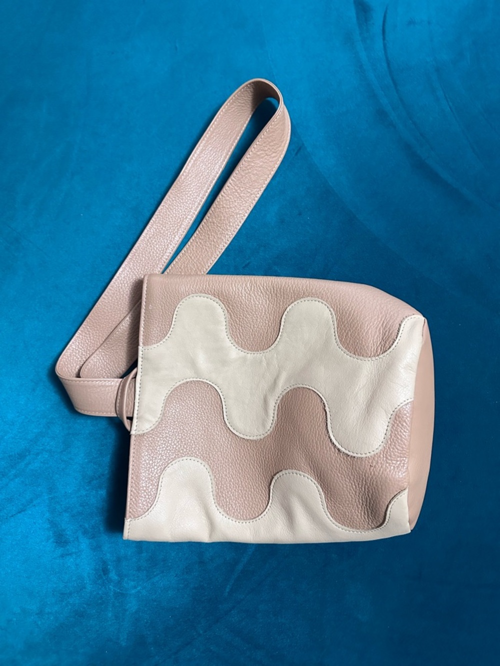 Prime Cut Waves Leather Sling Bag